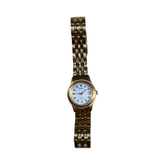 VINTAGE Seiko Sports 50 Women’s Gold Tone Watch - 7N82-0881 main image 5